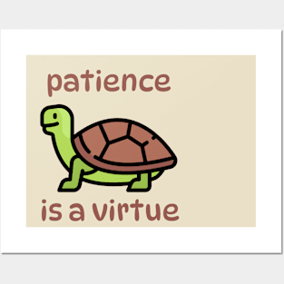 Patience is a Virtue Turtle on the Move Posters and Art